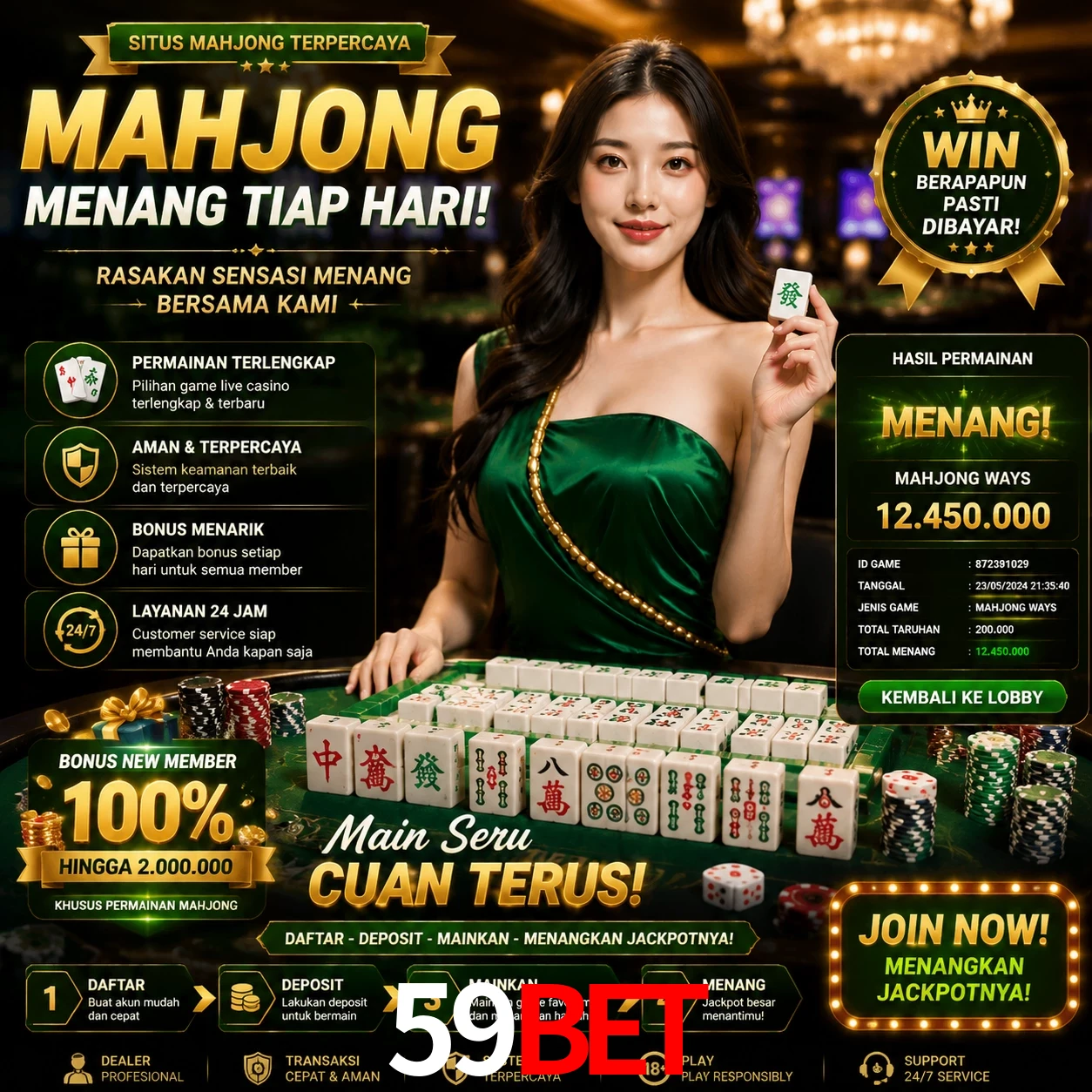 Cashback VIP 59bet - reembolso semanal